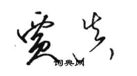 骆恒光贾真草书个性签名怎么写