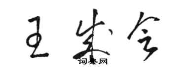 骆恒光王成会草书个性签名怎么写