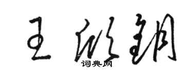骆恒光王欣钥草书个性签名怎么写