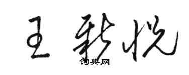 骆恒光王新悦草书个性签名怎么写