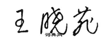 骆恒光王晓菲草书个性签名怎么写