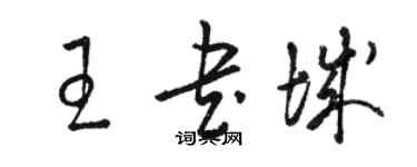 骆恒光王书城草书个性签名怎么写