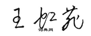 骆恒光王虹菲草书个性签名怎么写