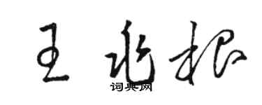 骆恒光王兆根草书个性签名怎么写