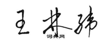 骆恒光王林纬草书个性签名怎么写