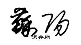 朱锡荣苏阳草书个性签名怎么写