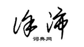 朱锡荣徐沛草书个性签名怎么写