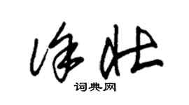 朱锡荣徐壮草书个性签名怎么写