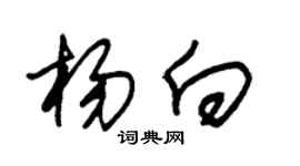 朱锡荣杨向草书个性签名怎么写