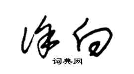 朱锡荣徐向草书个性签名怎么写