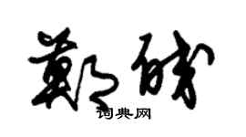朱锡荣郑皎草书个性签名怎么写