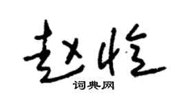 朱锡荣赵忆草书个性签名怎么写