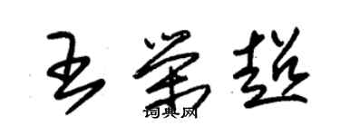 朱锡荣王荣超草书个性签名怎么写