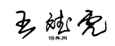 朱锡荣王斌虎草书个性签名怎么写