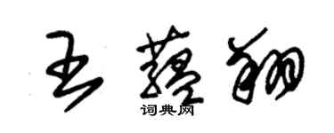 朱锡荣王蕴翔草书个性签名怎么写