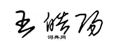 朱锡荣王皓阳草书个性签名怎么写