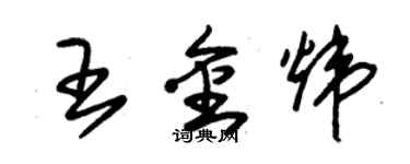 朱锡荣王金炜草书个性签名怎么写