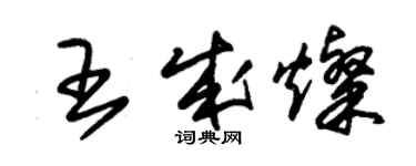 朱锡荣王成灿草书个性签名怎么写