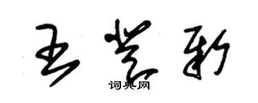 朱锡荣王登新草书个性签名怎么写