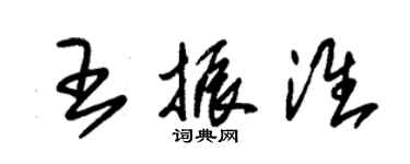 朱锡荣王振淮草书个性签名怎么写