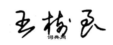 朱锡荣王树良草书个性签名怎么写