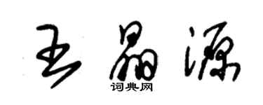 朱锡荣王晶源草书个性签名怎么写