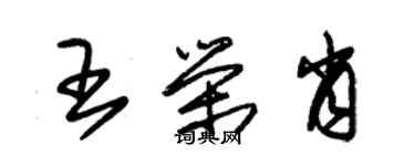 朱锡荣王荣肖草书个性签名怎么写