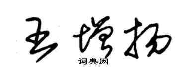 朱锡荣王增扬草书个性签名怎么写