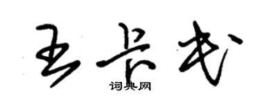 朱锡荣王卡民草书个性签名怎么写