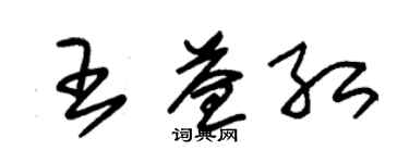 朱锡荣王益红草书个性签名怎么写