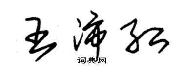 朱锡荣王沛红草书个性签名怎么写