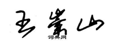 朱锡荣王崇山草书个性签名怎么写