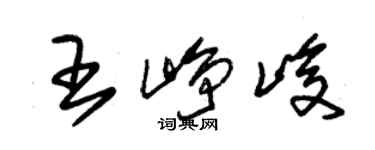 朱锡荣王峥峻草书个性签名怎么写