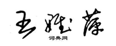 朱锡荣王雅萍草书个性签名怎么写