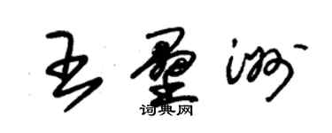 朱锡荣王垒洲草书个性签名怎么写