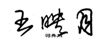 朱锡荣王映月草书个性签名怎么写