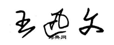 朱锡荣王迅文草书个性签名怎么写