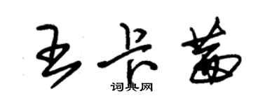 朱锡荣王卡茜草书个性签名怎么写