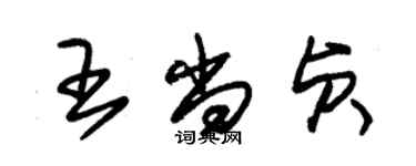 朱锡荣王尚贞草书个性签名怎么写