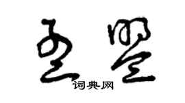 曾庆福孟盟草书个性签名怎么写