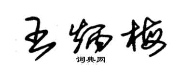 朱锡荣王炳梅草书个性签名怎么写