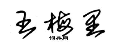 朱锡荣王梅里草书个性签名怎么写