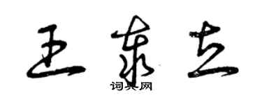 曾庆福王泰立草书个性签名怎么写