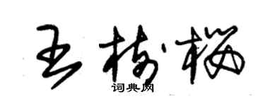 朱锡荣王树樱草书个性签名怎么写