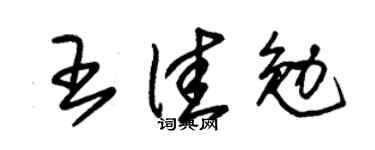 朱锡荣王佳勉草书个性签名怎么写