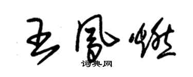 朱锡荣王凤燃草书个性签名怎么写