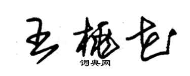 朱锡荣王桃花草书个性签名怎么写