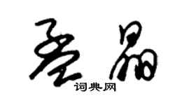朱锡荣孟晶草书个性签名怎么写
