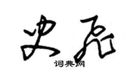 朱锡荣史飞草书个性签名怎么写