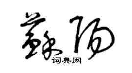 曾庆福苏阳草书个性签名怎么写